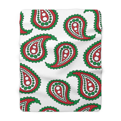 Italy Retro Paisley Blanket Throw