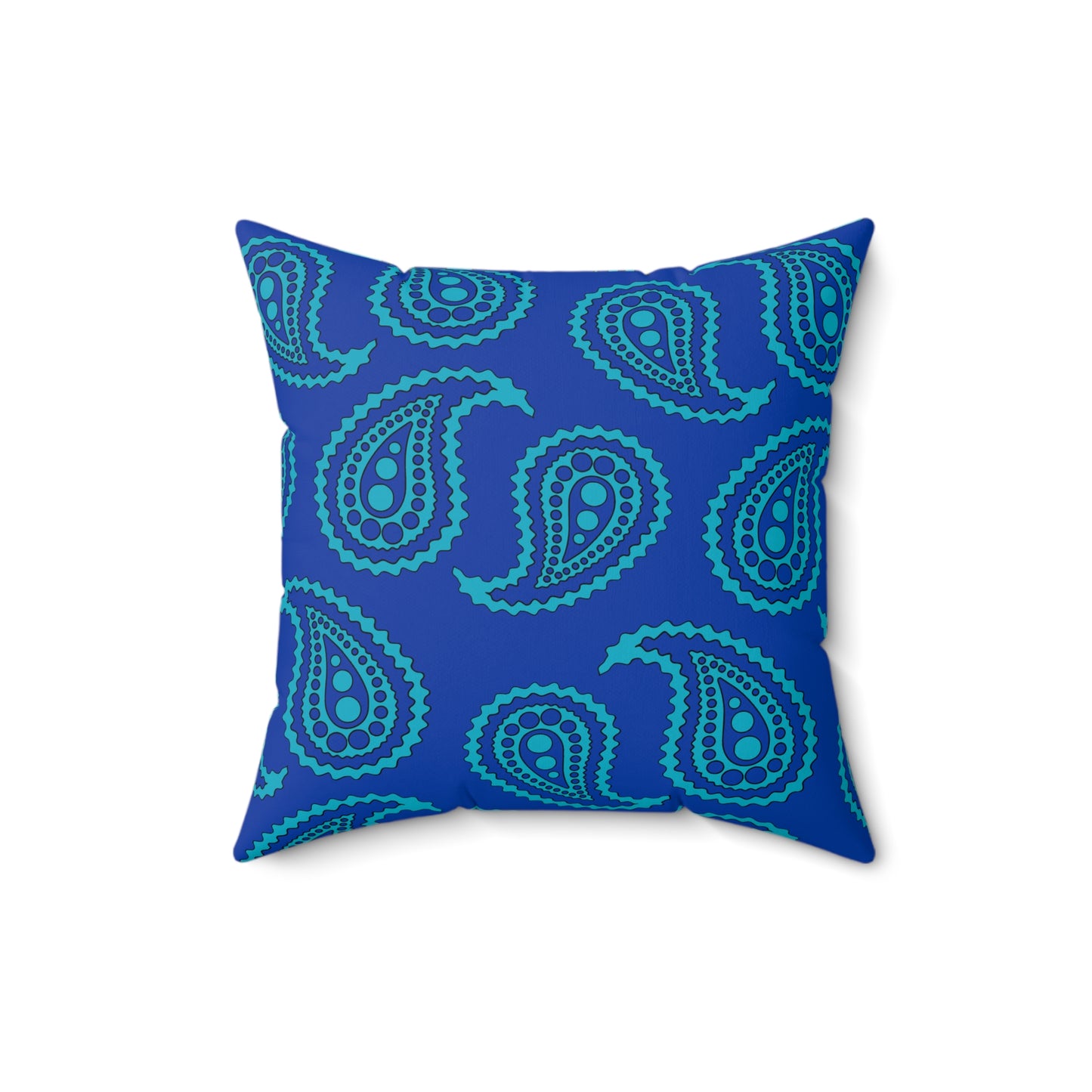 Pacific Islands Retro Paisley Cushion Pillow