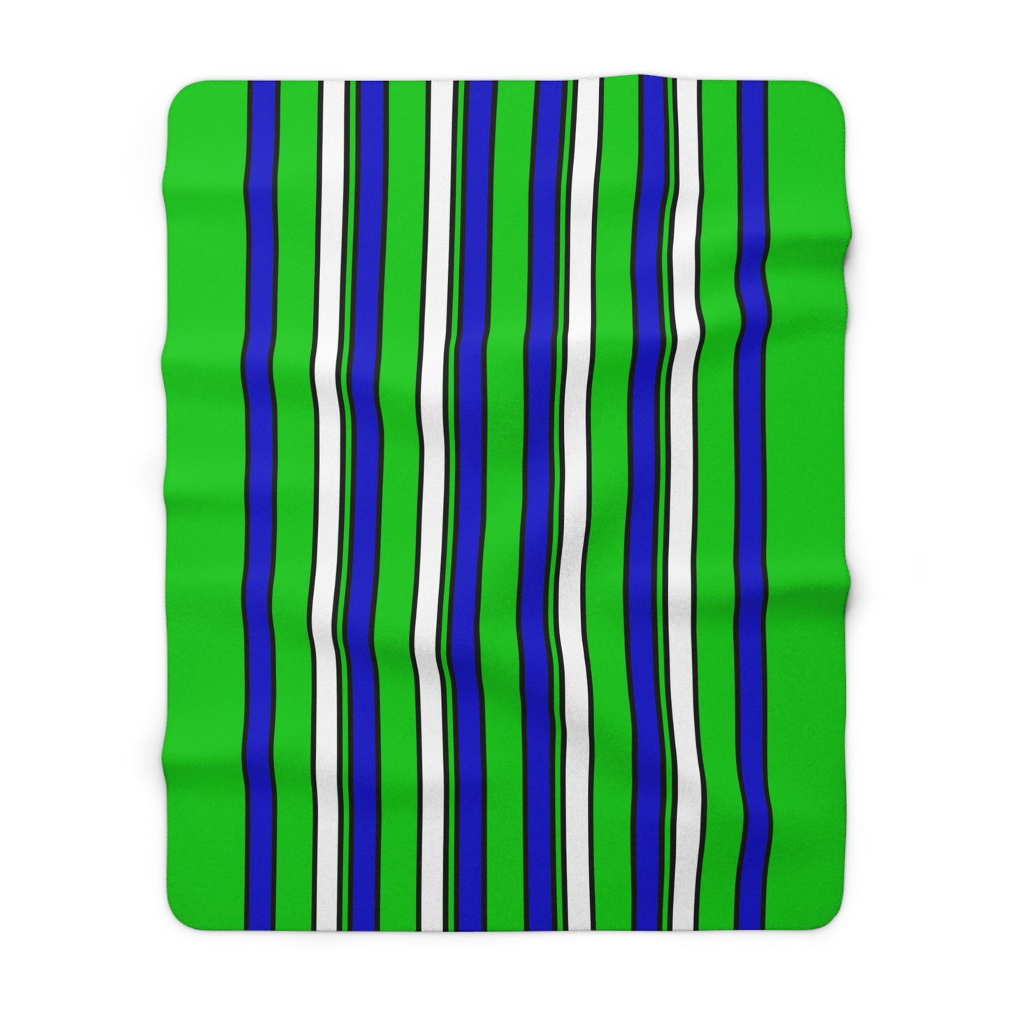 Sierra Leone Retro Stripes Blanket Throw