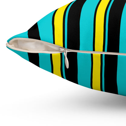 Bahamas Retro Stripes Cushion Pillow