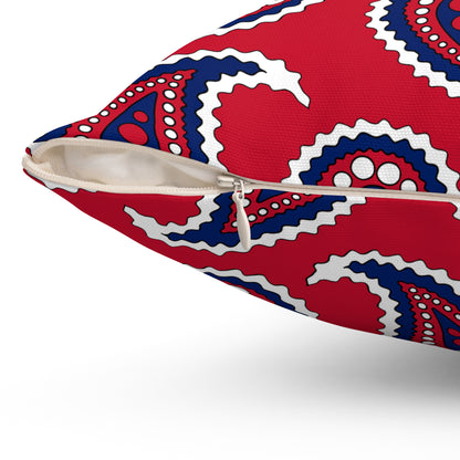 United Kingdom (UK) Retro Paisley Cushion Pillow