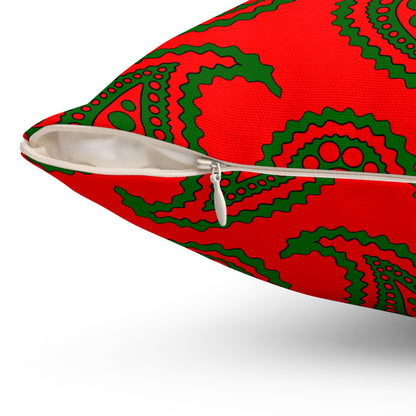 Portugal Retro Paisley Cushion Pillow