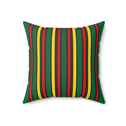 Ghana Retro Stripes Cushion Pillow
