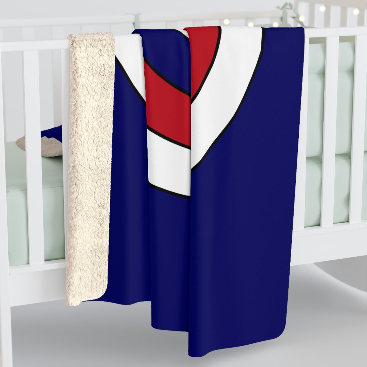 American Samoa Retro Target Blanket Throw