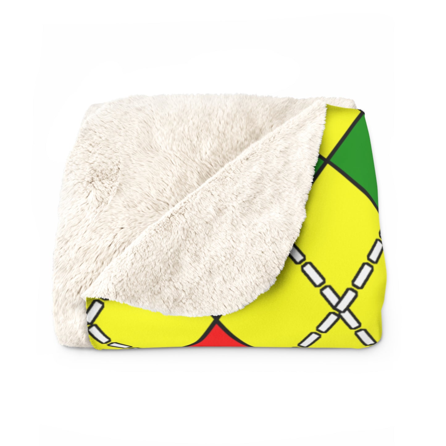 Mali Retro Argyle Blanket Throw