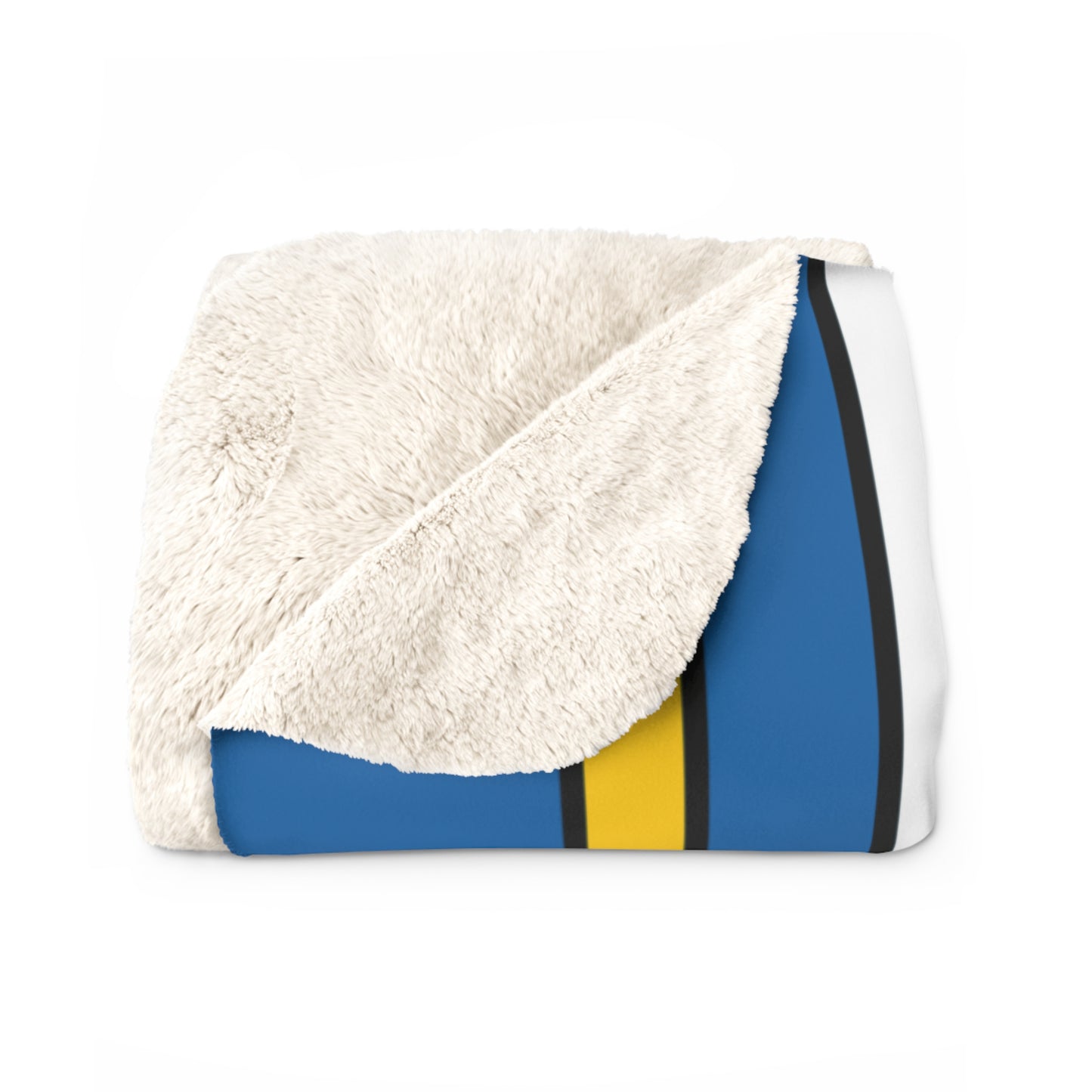 Canary Islands Retro Stripes Blanket Throw