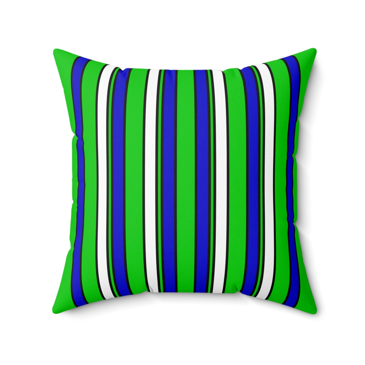 Sierra Leone Retro Stripes Cushion Pillow