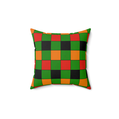 Zambia Retro Check Cushion Pillow