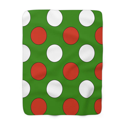 Hungary Retro Polka Dots Blanket Throw