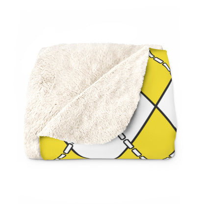 Brunei Darussalam Retro Argyle Blanket Throw