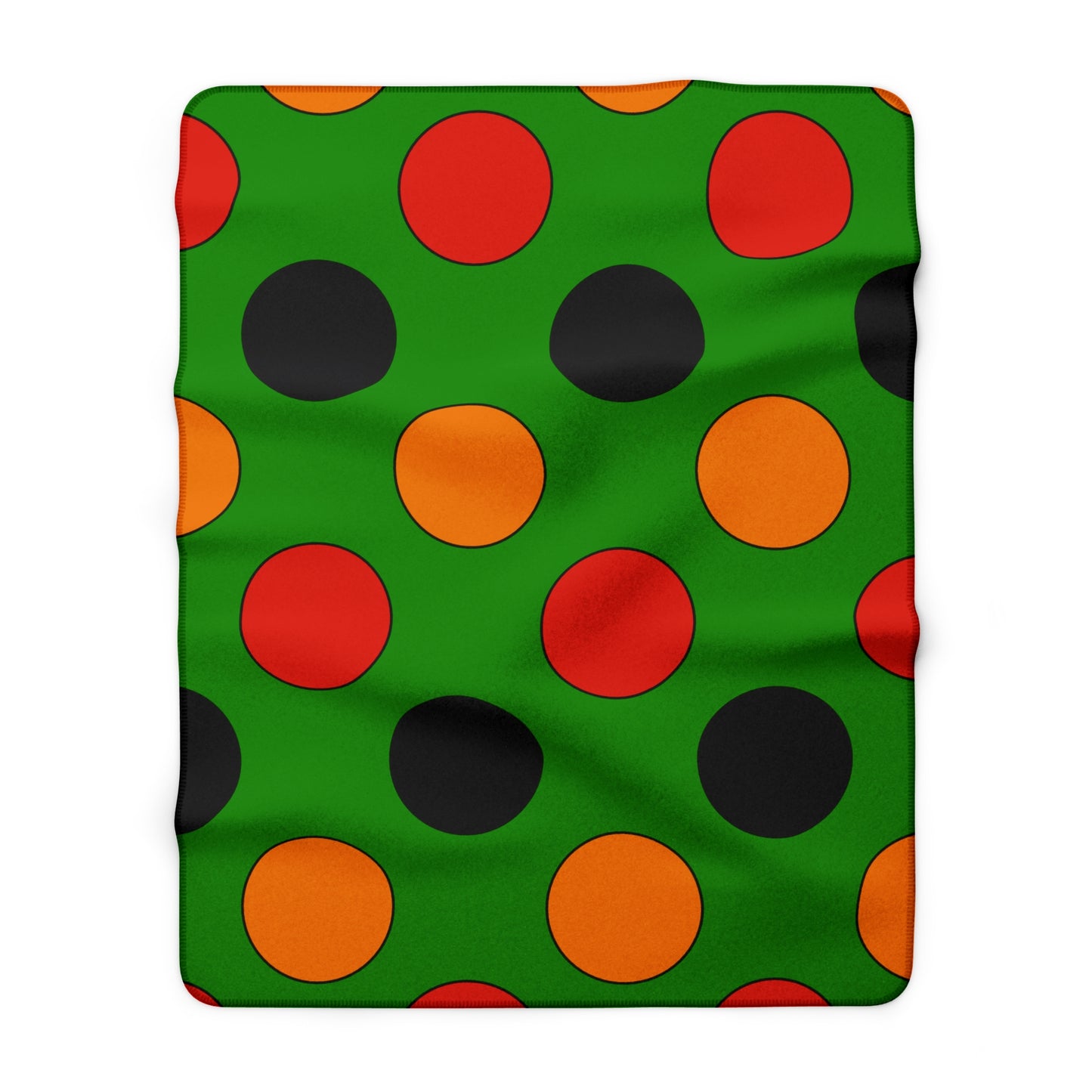 Zambia Retro Polka Dots Blanket Throw