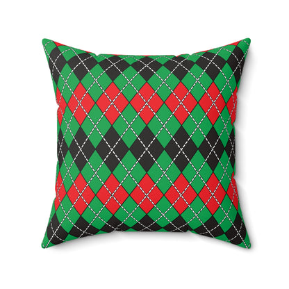 Martinique Retro Argyle Cushion Pillow