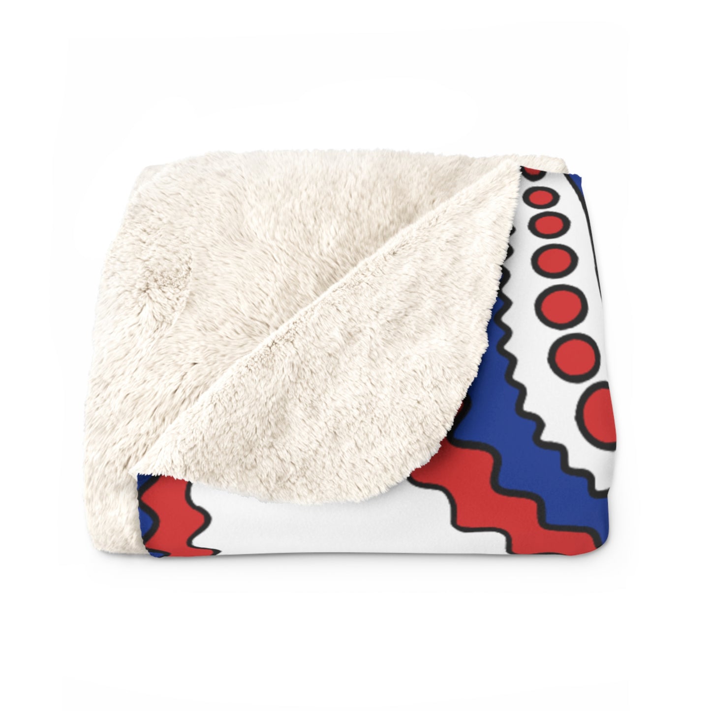 Faroe Islands Retro Paisley Blanket Throw