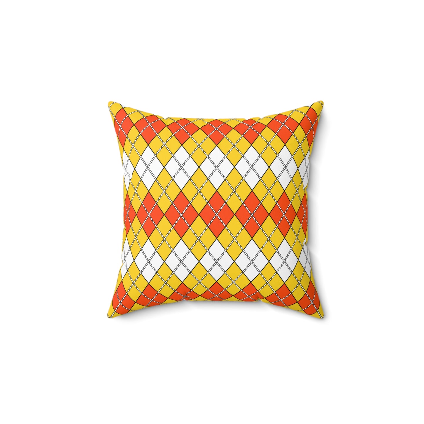 Bhutan Retro Argyle Cushion Pillow