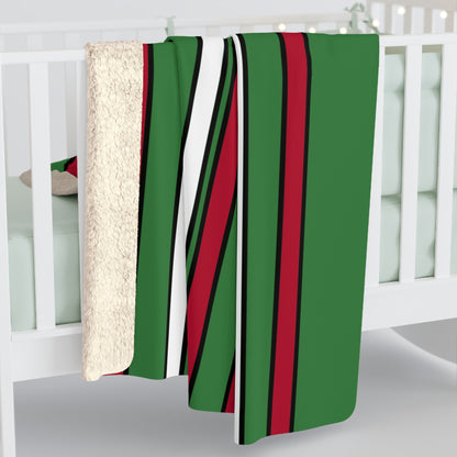 Suriname Retro Stripes Blanket Throw