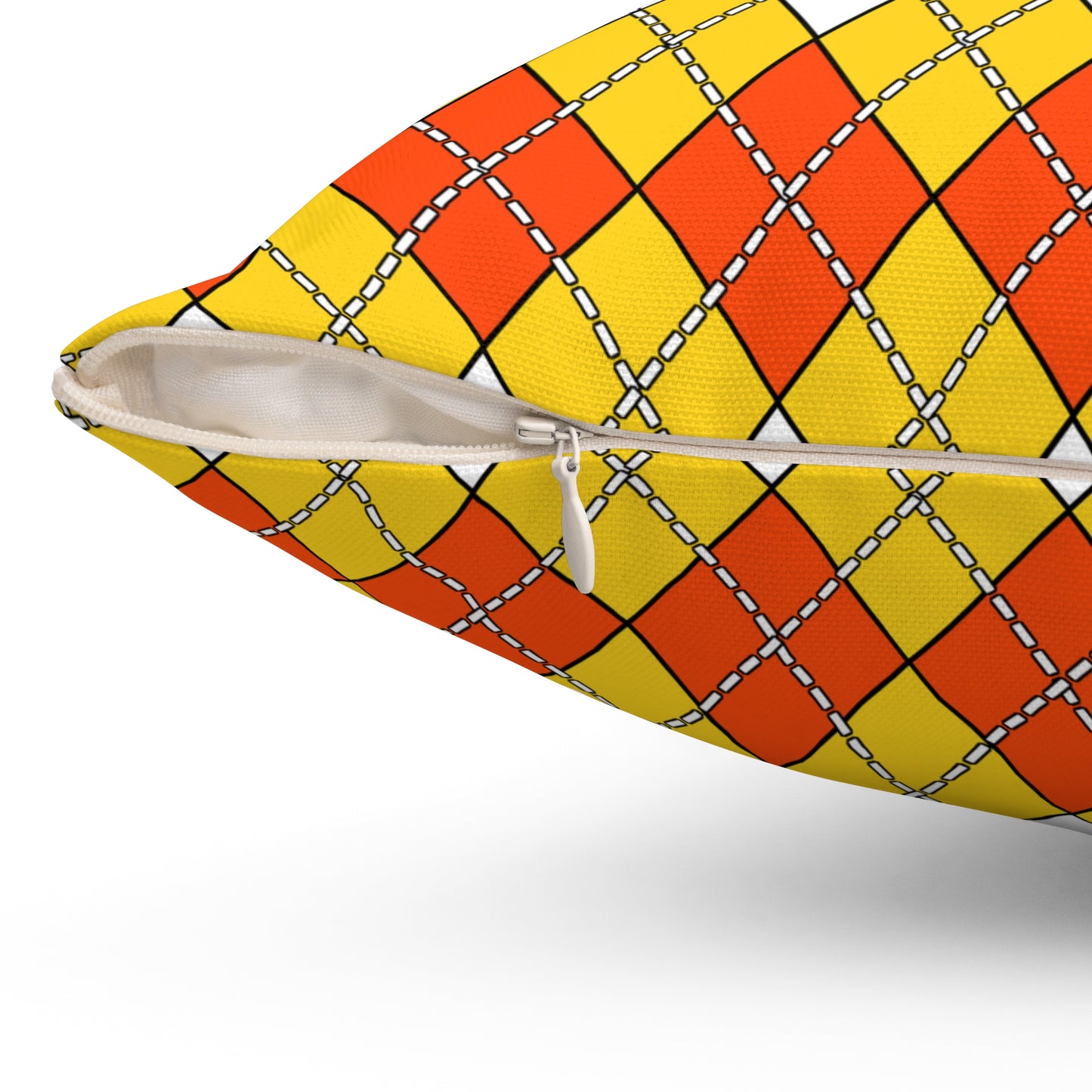 Bhutan Retro Argyle Cushion Pillow