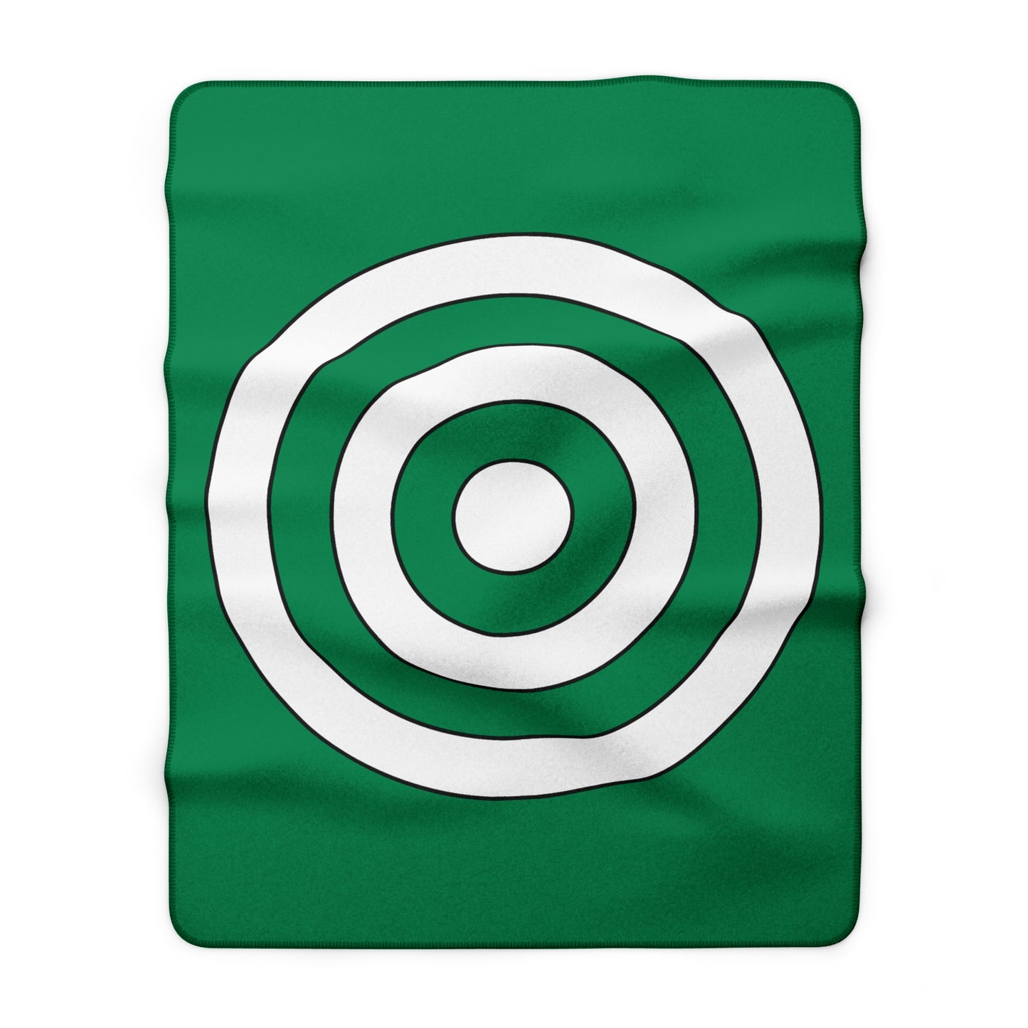 Nigeria Retro Target Blanket Throw
