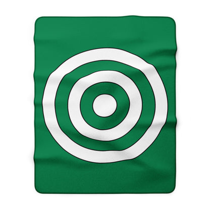 Nigeria Retro Target Blanket Throw