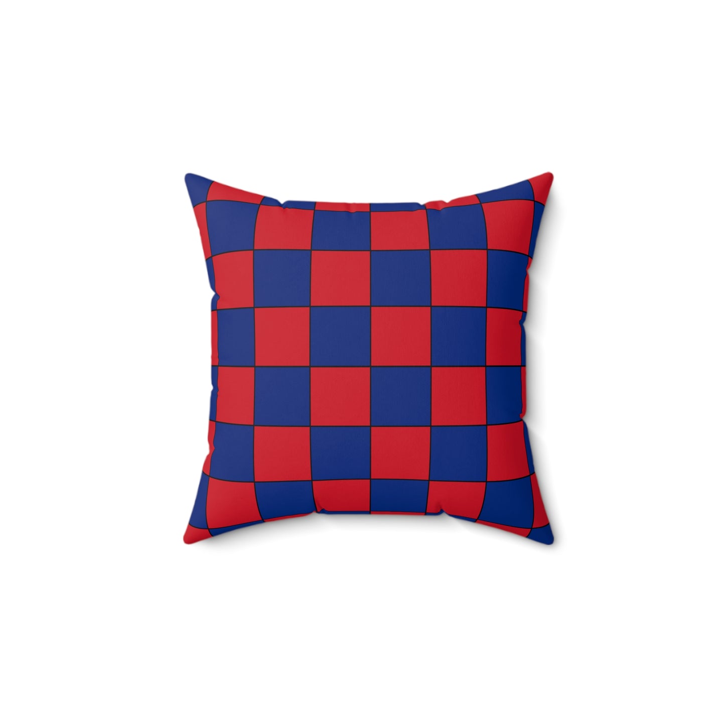 Liechtenstein Retro Check Cushion Pillow