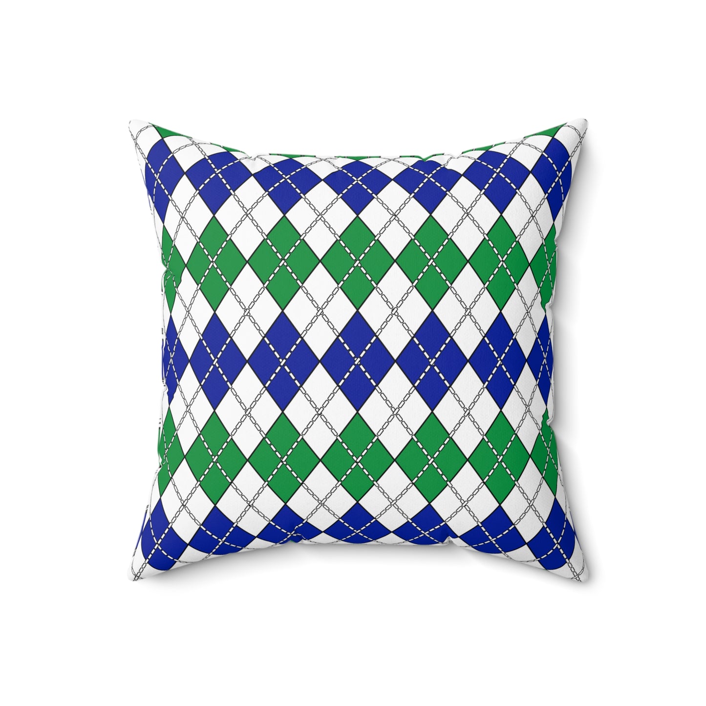 Lesotho Retro Argyle Cushion Pillow