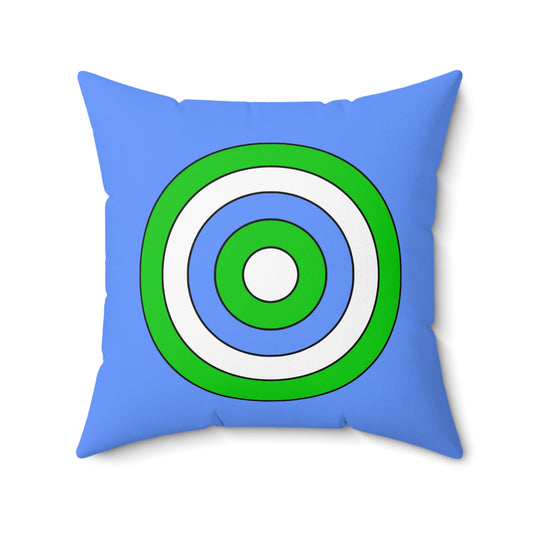 Djibouti Retro Target Cushion Pillow