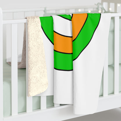 Cote Divoire Retro Target Blanket Throw
