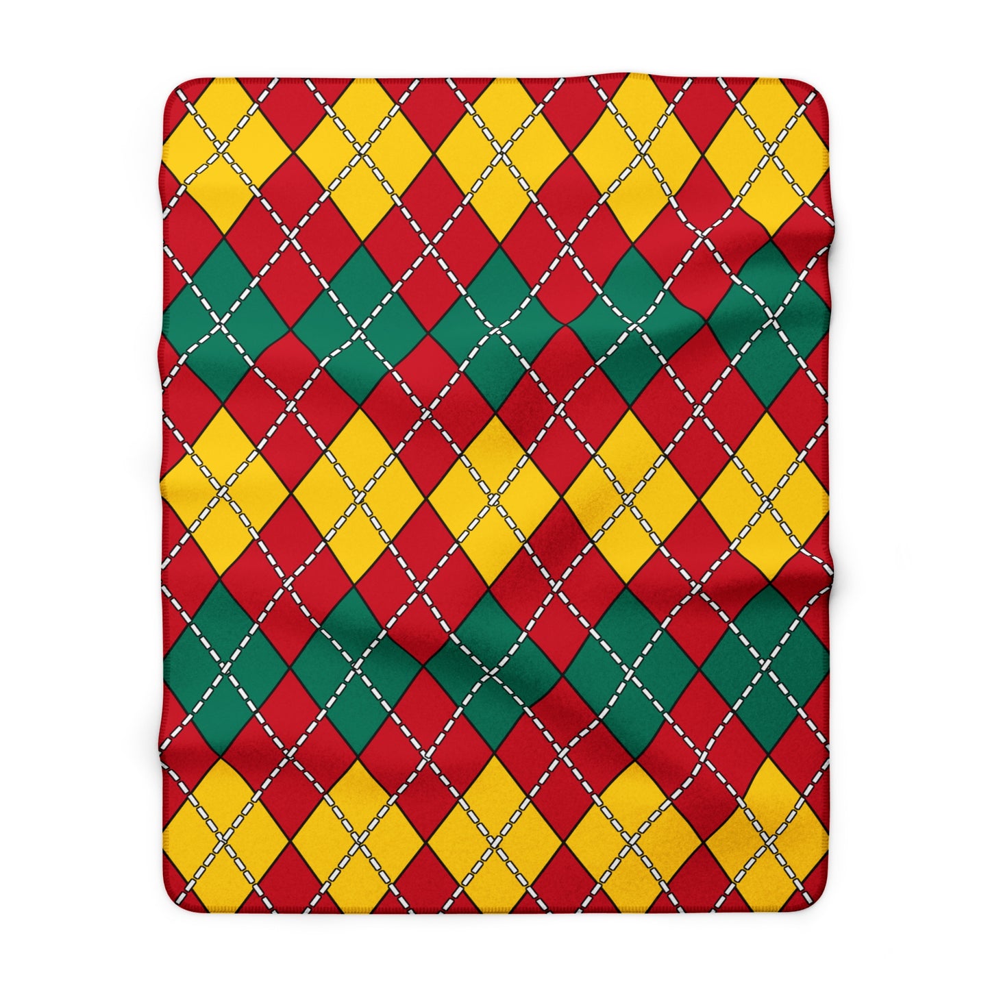Grenada Retro Argyle Blanket Throw