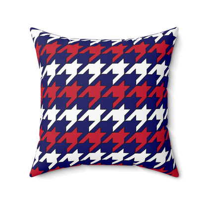 Cook Islands Retro Houndstooth Cushion Pillow