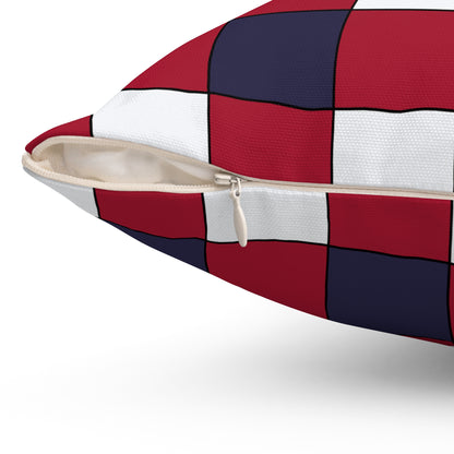 Thailand Retro Check Cushion Pillow