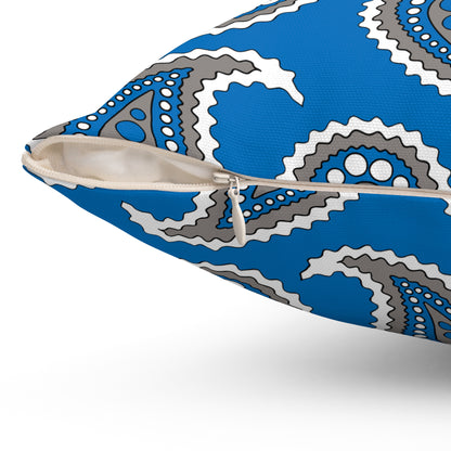 Northern Mariana Islands Retro Paisley Cushion Pillow