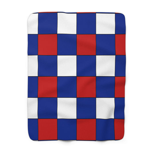 Cuba Retro Check Blanket Throw