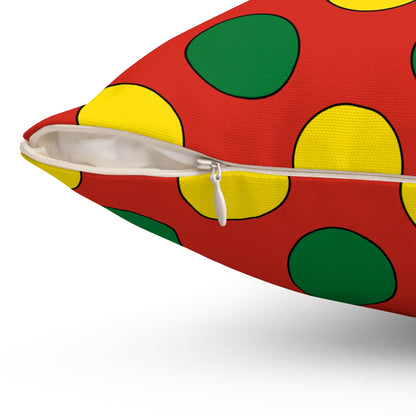 Bolivia Retro Polka Dots Cushion Pillow