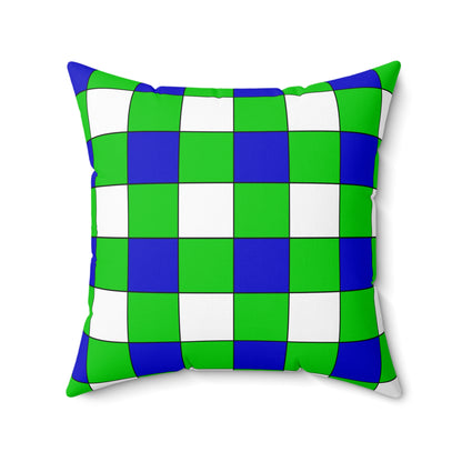 Sierra Leone Retro Check Cushion Pillow