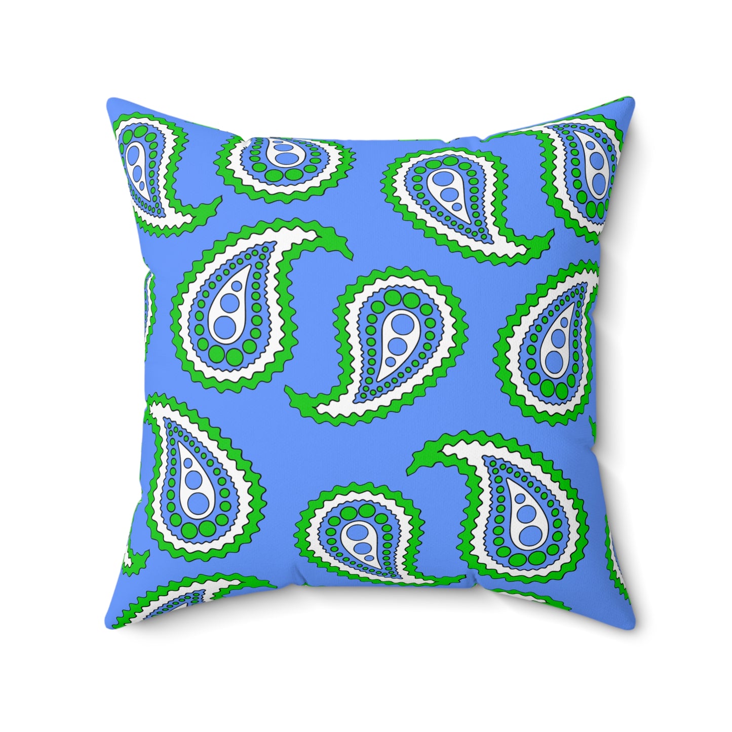 Djibouti Retro Paisley Cushion Pillow
