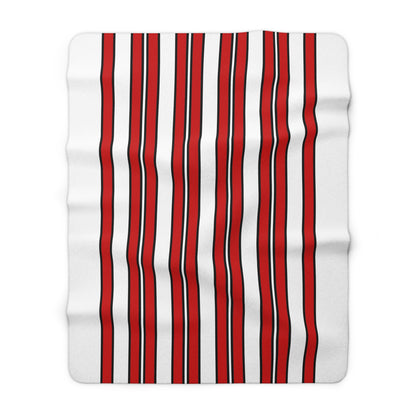 Northern Ireland Retro Stripes Blanket Throw
