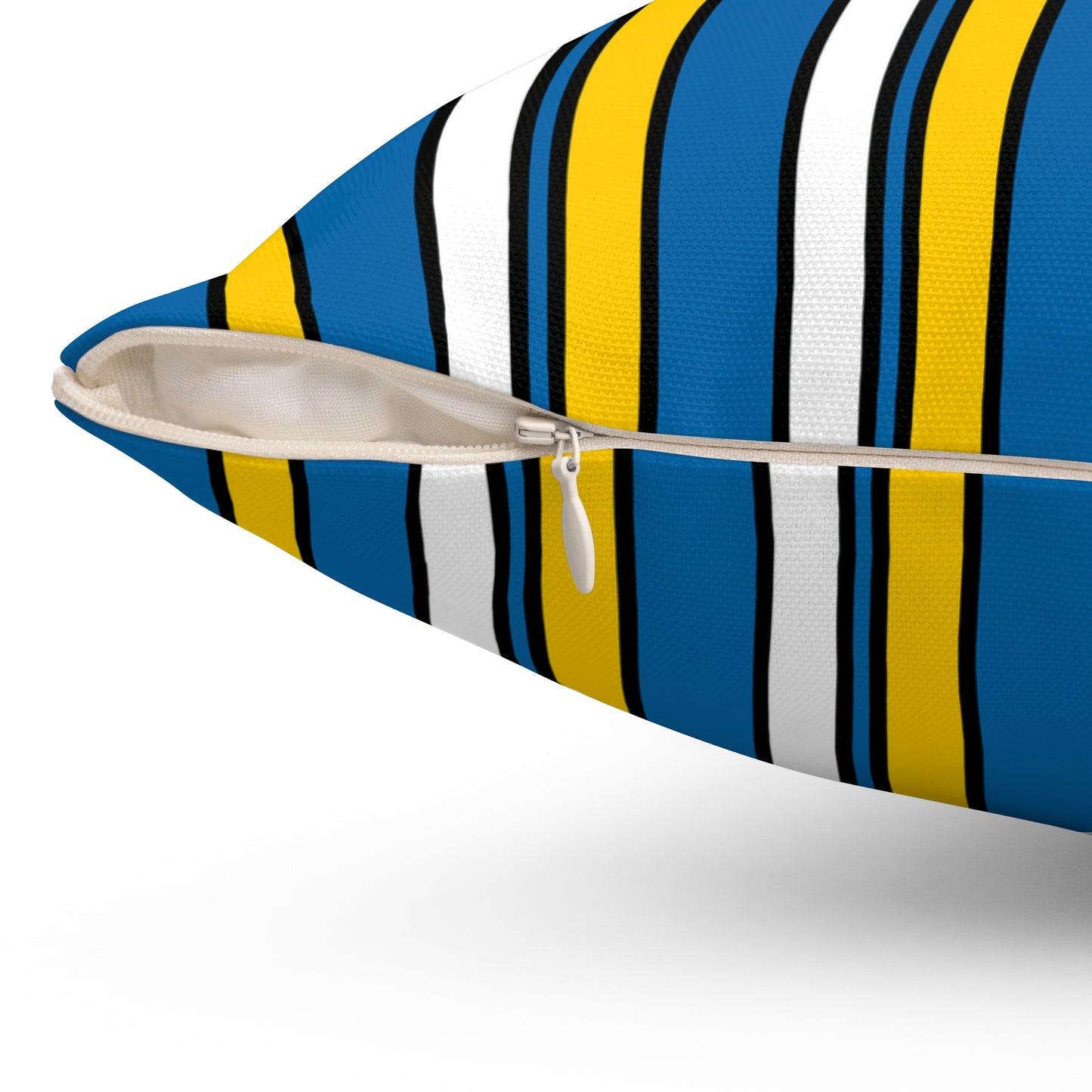 Canary Islands Retro Stripes Cushion Pillow