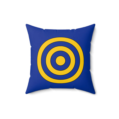 European Union Retro Target Cushion Pillow
