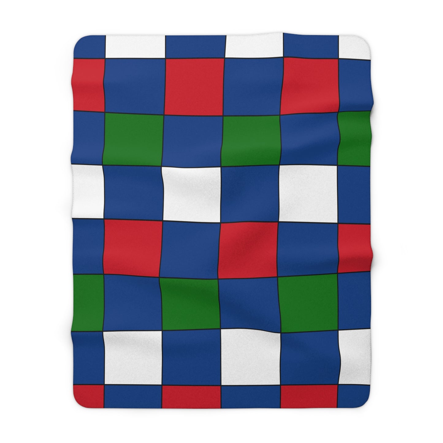 Belize Retro Check Blanket Throw