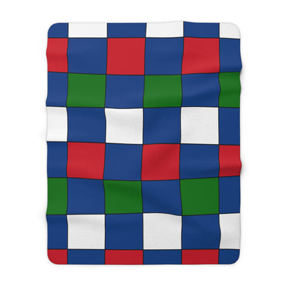 Belize Retro Check Blanket Throw