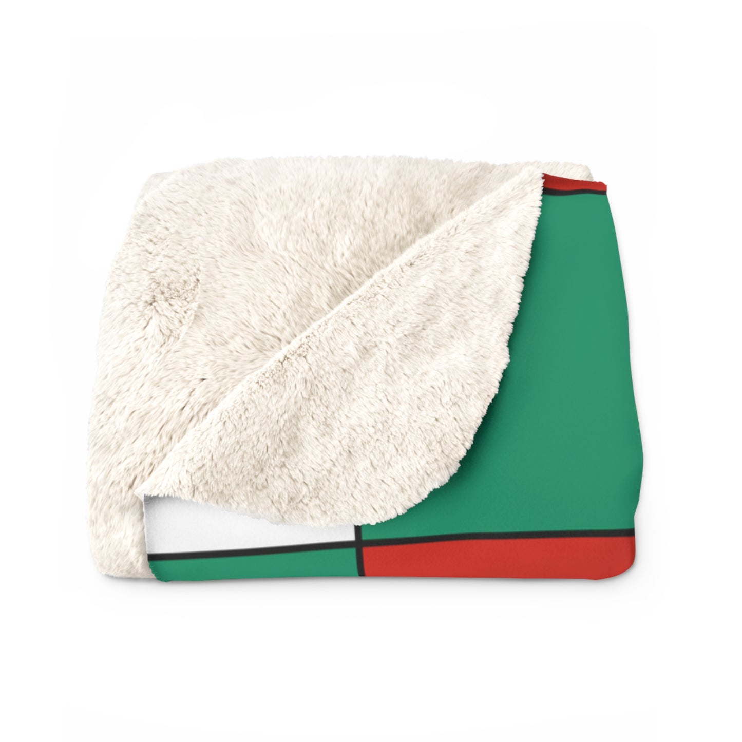 Bulgaria Retro Check Blanket Throw