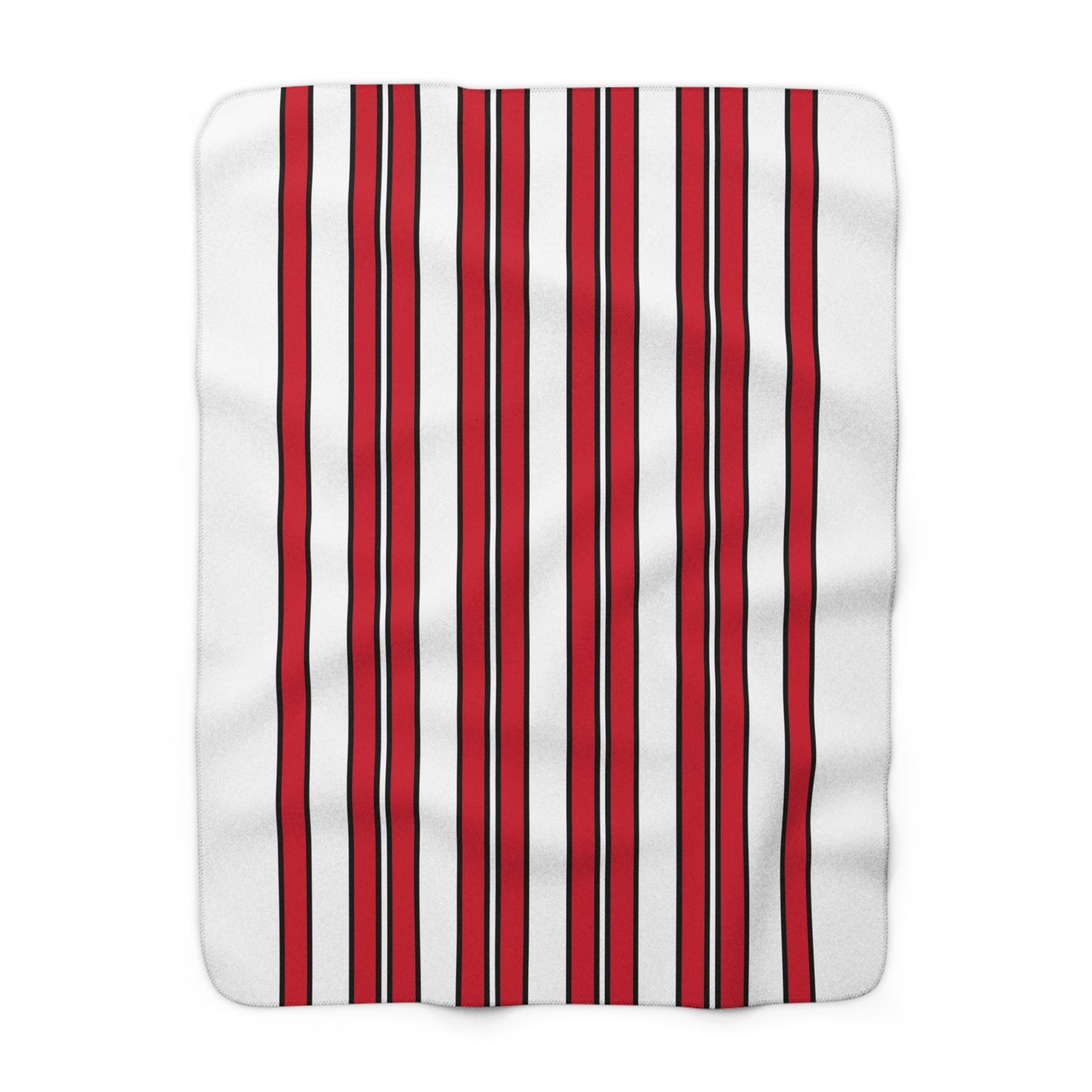 Jersey Retro Stripes Blanket Throw