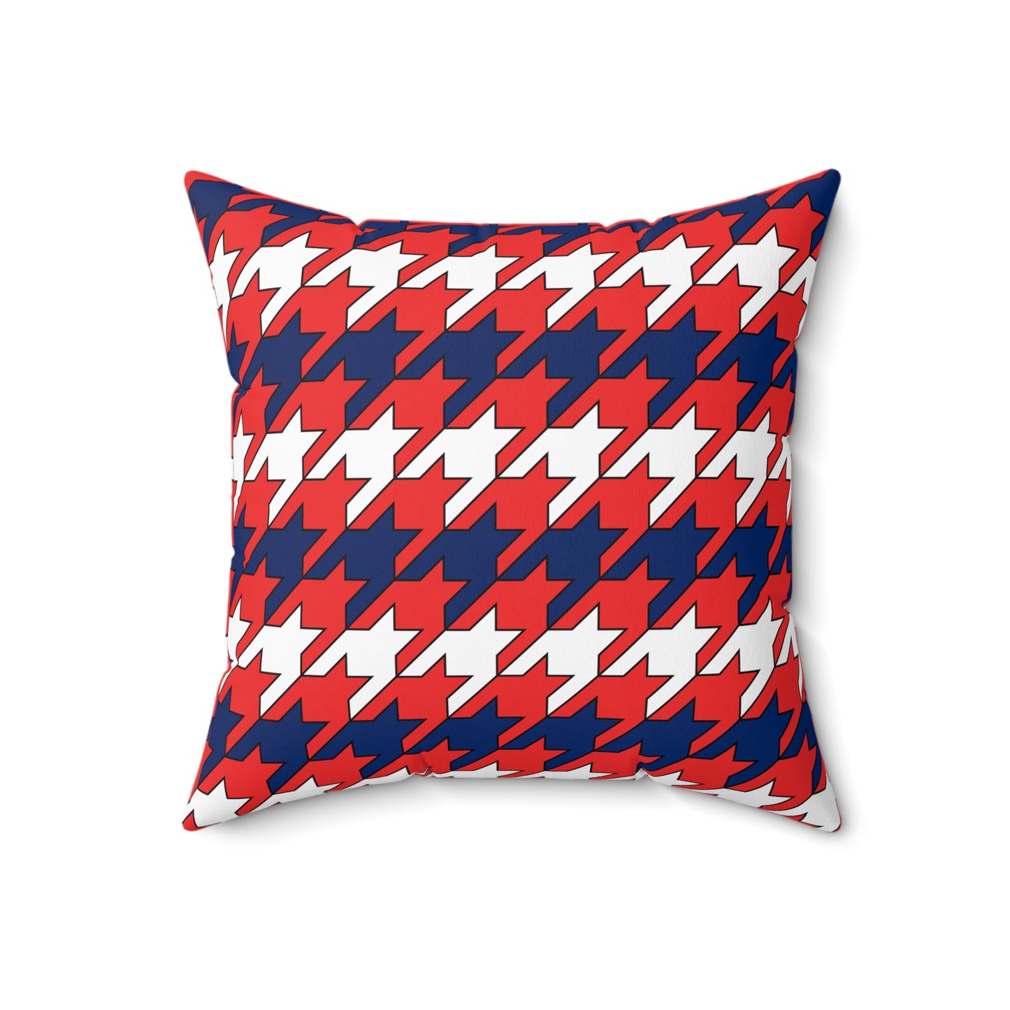 Svalbard And Jan Mayen Retro Houndstooth Cushion Pillow