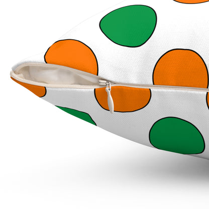 Ireland Retro Polka Dots Cushion Pillow