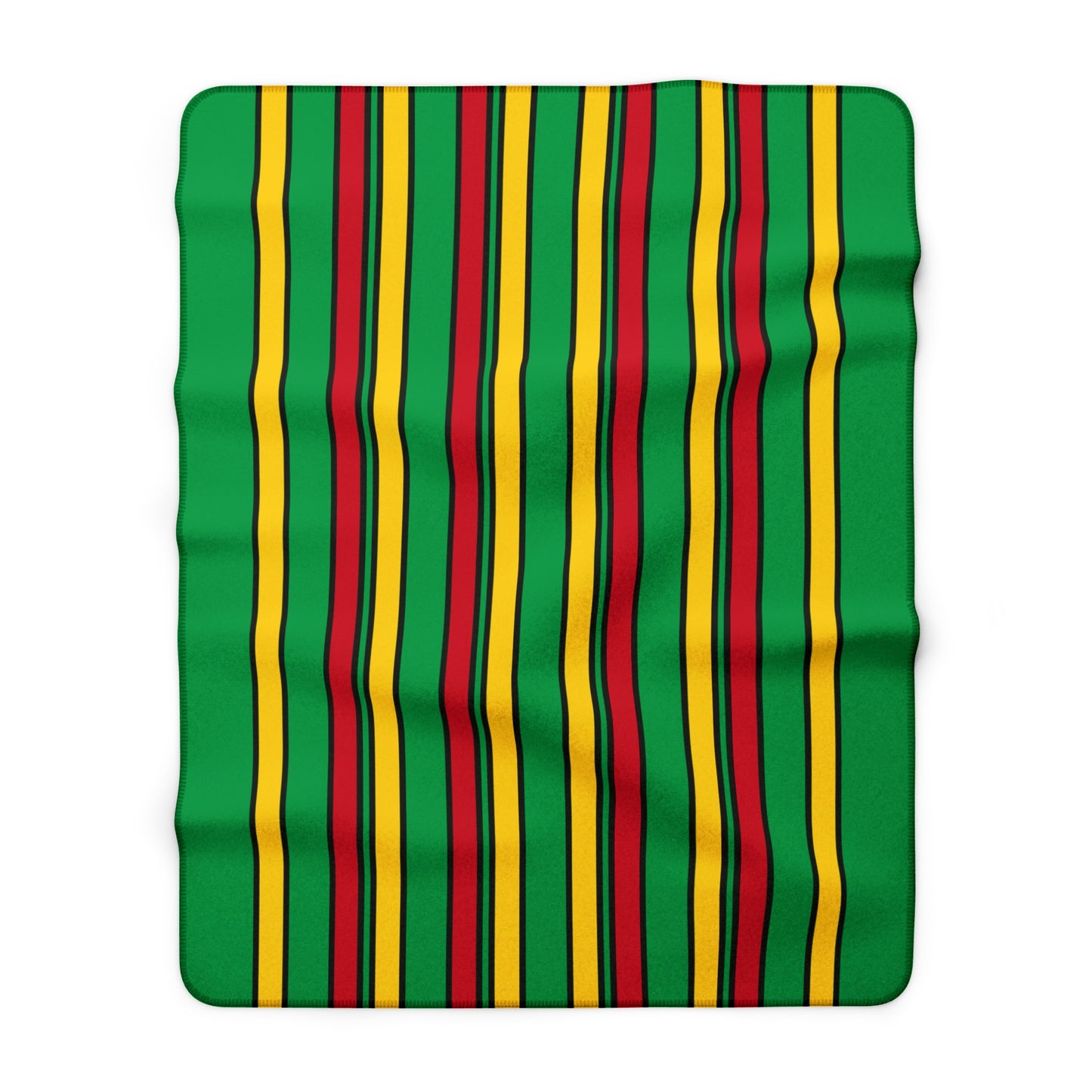 Guinea Bissau Retro Stripes Blanket Throw