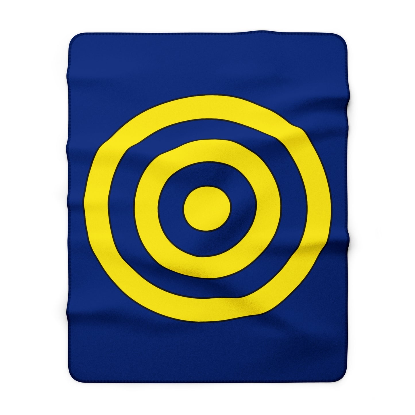 Curacao Retro Target Blanket Throw