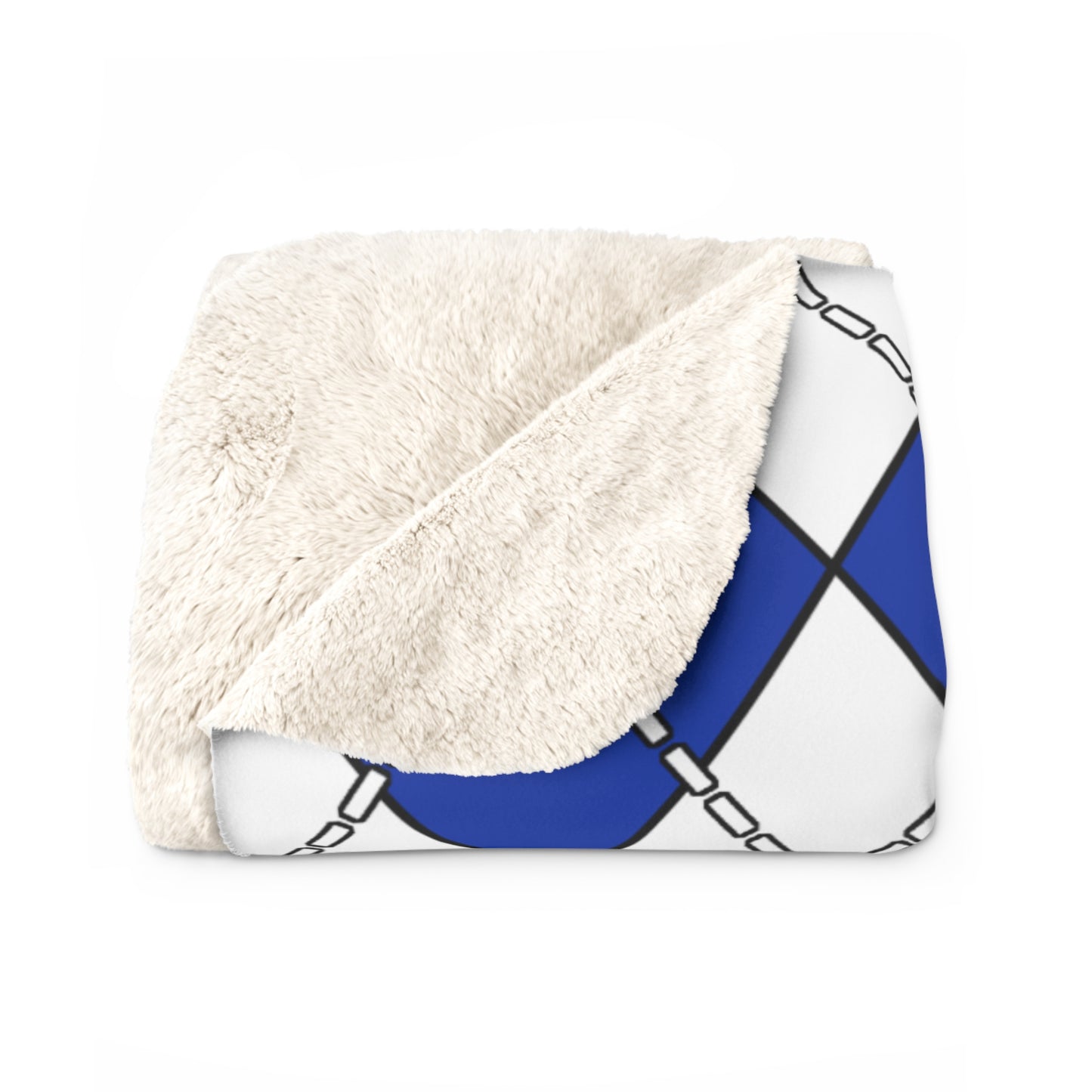 Uruguay Retro Argyle Blanket Throw