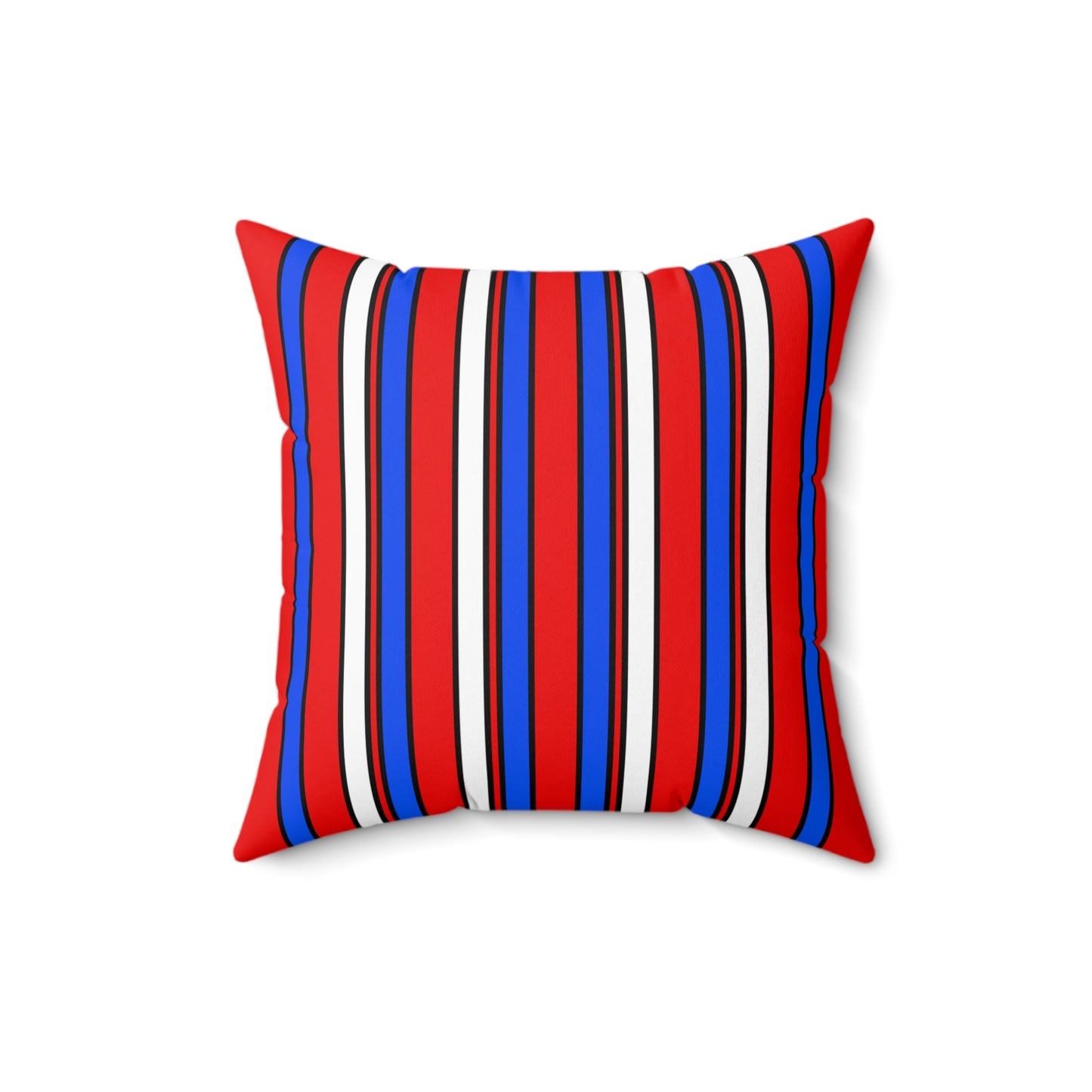 Puerto Rico Retro Stripes Cushion Pillow