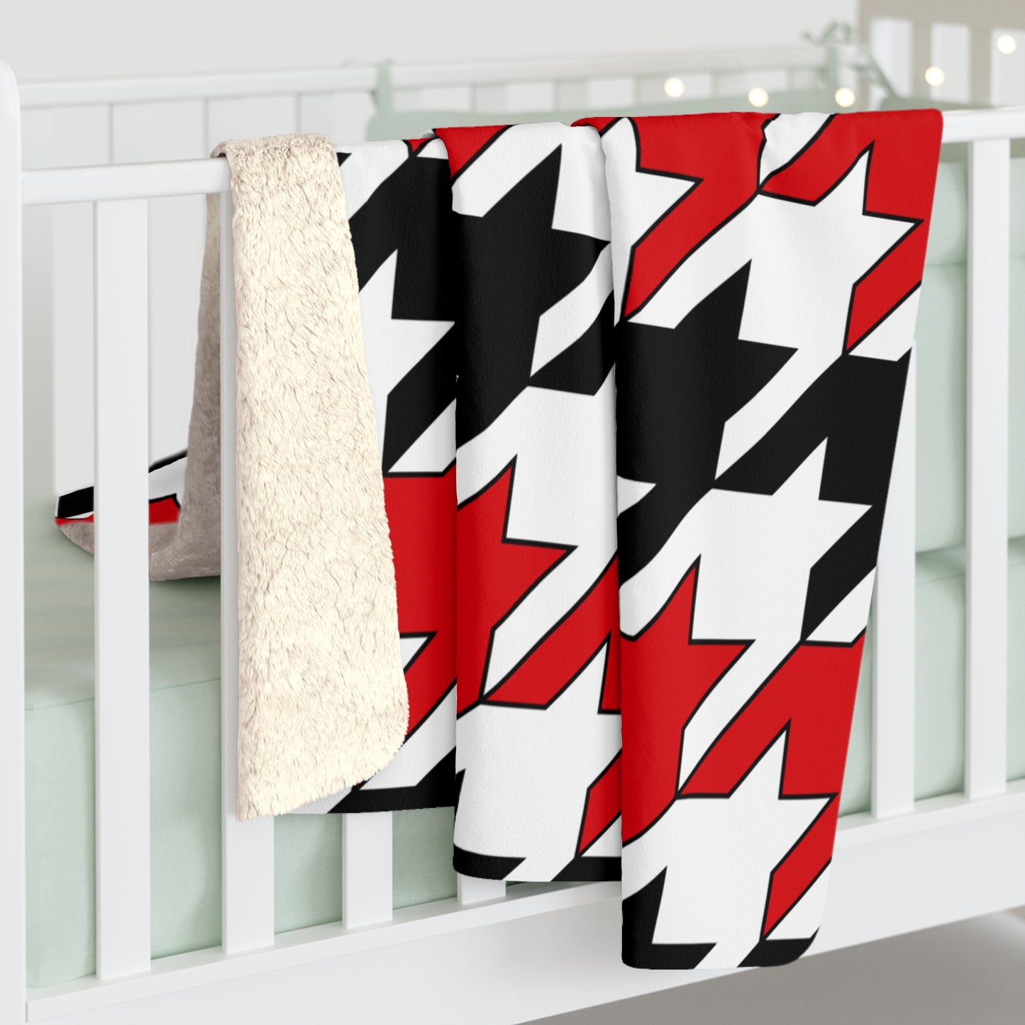 Gibraltar Retro Houndstooth Blanket Throw