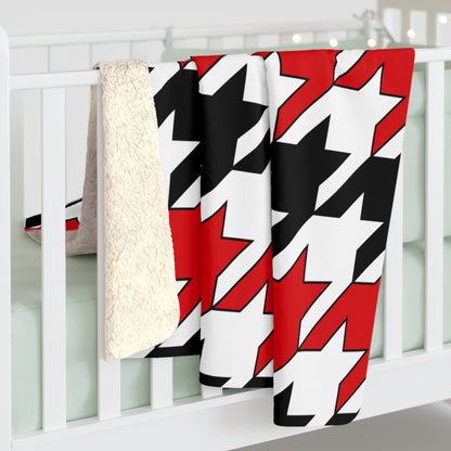 Gibraltar Retro Houndstooth Blanket Throw