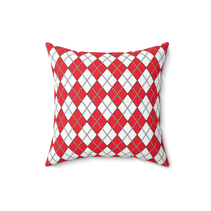 Hong Kong Retro Argyle Cushion Pillow